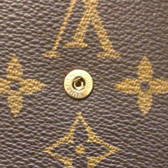 LOUIS VUITTON Monogramed Vintage Wallet Authentic TH0020 - Picture 13 of 17